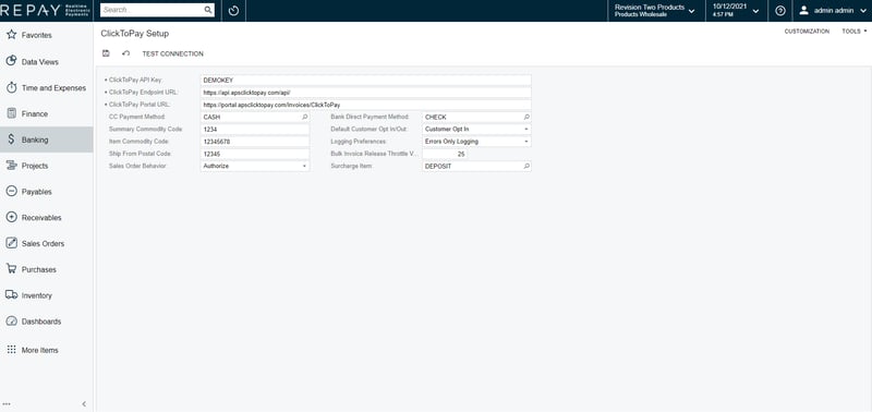 SaleOrder CTP-Setup_Acumatica