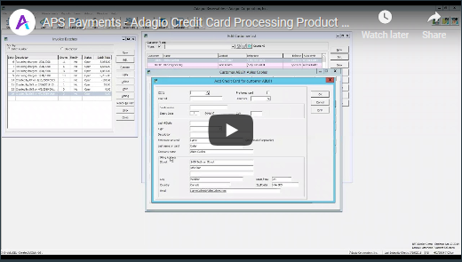Adagio Accounting APS Payments Demo