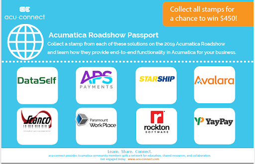 Acumatica Roadshow acu-connect Passport